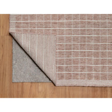 Load image into Gallery viewer, 10&#39;1&quot;x14&#39; Light Pink, Pure Wool, Modern Plain Decor Box Design, Soft To The Touch, Loomed Knotted, Oriental Rug FWR550170