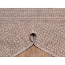 Load image into Gallery viewer, 10&#39;1&quot;x14&#39; Light Pink, Pure Wool, Modern Plain Decor Box Design, Soft To The Touch, Loomed Knotted, Oriental Rug FWR550170