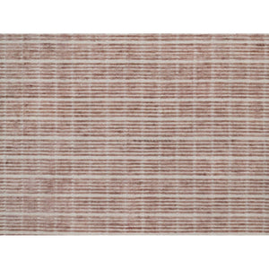 10'1"x14' Light Pink, Pure Wool, Modern Plain Decor Box Design, Soft To The Touch, Loomed Knotted, Oriental Rug FWR550170