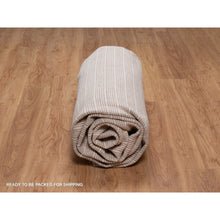 Load image into Gallery viewer, 9&#39;1&quot;x12&#39; Blush Pink, Modern Plain Decor Box Design, Soft To The Touch, Loomed Knotted, Pure Wool, Oriental Rug FWR550182