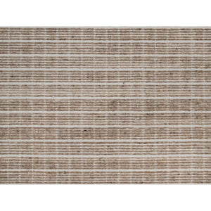 9'x12' Sesame Brown, Modern Plain Decor Box Design, Loomed Knotted, Pure Wool, Soft To The Touch, Oriental Rug FWR550194