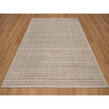 Load image into Gallery viewer, 8&#39;x10&#39; Frappe Brown, Soft To The Touch, Modern Plain Decor Box Design, Loomed Knotted, Pure Wool, Oriental Rug FWR550242