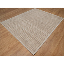 Load image into Gallery viewer, 8&#39;x10&#39; Frappe Brown, Soft To The Touch, Modern Plain Decor Box Design, Loomed Knotted, Pure Wool, Oriental Rug FWR550242