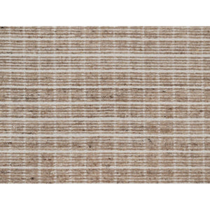 8'x10' Frappe Brown, Soft To The Touch, Modern Plain Decor Box Design, Loomed Knotted, Pure Wool, Oriental Rug FWR550242