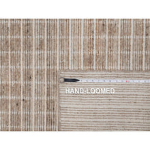 Load image into Gallery viewer, 8&#39;x10&#39; Frappe Brown, Soft To The Touch, Modern Plain Decor Box Design, Loomed Knotted, Pure Wool, Oriental Rug FWR550242