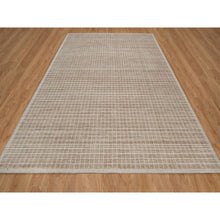 Load image into Gallery viewer, 9&#39;x12&#39; Sesame Brown, Soft To Touch, Modern Plain Decor Box Design, Luxurious Wool, Loomed Knotted, Oriental Rug FWR550248