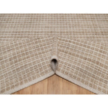 Load image into Gallery viewer, 9&#39;x12&#39; Sesame Brown, Soft To Touch, Modern Plain Decor Box Design, Luxurious Wool, Loomed Knotted, Oriental Rug FWR550248