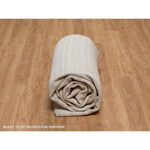 9'x12' Sesame Brown, Soft To Touch, Modern Plain Decor Box Design, Luxurious Wool, Loomed Knotted, Oriental Rug FWR550248