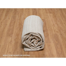 Load image into Gallery viewer, 9&#39;1&quot;x12&#39; Frappe Brown, Modern Plain Decor Box Design, Soft To Touch, Pure Wool, Loomed Knotted, Oriental Rug FWR550254