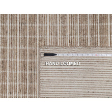 Load image into Gallery viewer, 9&#39;1&quot;x12&#39; Frappe Brown, Modern Plain Decor Box Design, Soft To Touch, Pure Wool, Loomed Knotted, Oriental Rug FWR550254