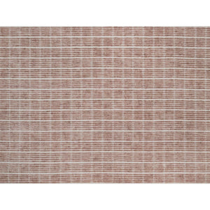 8'x10' Blush Pink, Modern Plain Decor Box Design, Soft To Touch, Luxurious Wool, Loomed Knotted, Oriental Rug FWR550266