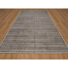 Load image into Gallery viewer, 10&#39;x14&#39; Coffee Brown, Pure Wool, Modern Plain Decor Box Design, Soft To Touch, Loomed Knotted, Oriental Rug FWR550326