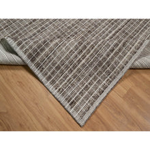 Load image into Gallery viewer, 10&#39;x14&#39; Coffee Brown, Pure Wool, Modern Plain Decor Box Design, Soft To Touch, Loomed Knotted, Oriental Rug FWR550326
