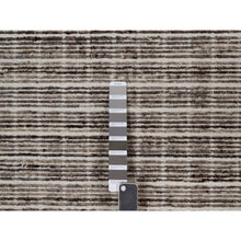 Load image into Gallery viewer, 10&#39;x14&#39; Coffee Brown, Pure Wool, Modern Plain Decor Box Design, Soft To Touch, Loomed Knotted, Oriental Rug FWR550326