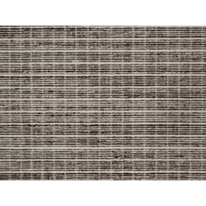 10'x14' Coffee Brown, Pure Wool, Modern Plain Decor Box Design, Soft To Touch, Loomed Knotted, Oriental Rug FWR550326