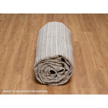 Load image into Gallery viewer, 10&#39;x14&#39; Coffee Brown, Pure Wool, Modern Plain Decor Box Design, Soft To Touch, Loomed Knotted, Oriental Rug FWR550326