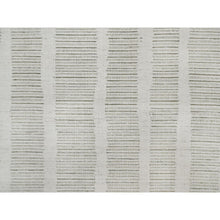 Load image into Gallery viewer, 12&#39;x15&#39; Alabaster White, Hand Woven, Flat Weave With Textured Pile, Undyed Natural Wool, Xl, Oversized, Oriental Rug FWR550452