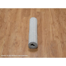 Load image into Gallery viewer, 2&#39;2&quot;x3&#39;1&quot; Yonder Blue, Modern Plain Decor Box Design, Pure Wool, Soft To The Touch, Loomed Knotted, Mat, Sample, Oriental Rug FWR550458