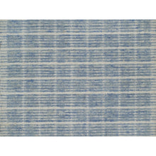 Load image into Gallery viewer, 2&#39;x3&#39;1&quot; Arona Blue, Modern Plain Decor Box Design, Pure Wool, Soft To The Touch, Loomed Knotted, Sample, Mat, Oriental Rug FWR550470