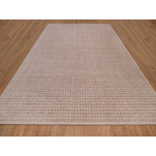 Load image into Gallery viewer, 12&#39;1&quot;x15&#39; Rose Pink, Pure Wool, Modern Plain Decor Box Design, Soft To Touch, Loomed Knotted, Oversized, Xl, Oriental Rug FWR550512