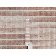 Load image into Gallery viewer, 12&#39;1&quot;x15&#39; Rose Pink, Pure Wool, Modern Plain Decor Box Design, Soft To Touch, Loomed Knotted, Oversized, Xl, Oriental Rug FWR550512
