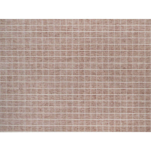 12'1"x15' Rose Pink, Pure Wool, Modern Plain Decor Box Design, Soft To Touch, Loomed Knotted, Oversized, Xl, Oriental Rug FWR550512