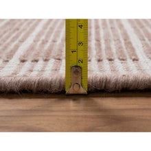 Load image into Gallery viewer, 12&#39;1&quot;x15&#39; Rose Pink, Pure Wool, Modern Plain Decor Box Design, Soft To Touch, Loomed Knotted, Oversized, Xl, Oriental Rug FWR550512