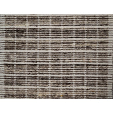 Load image into Gallery viewer, 2&#39;x3&#39;1&quot; Mocha Brown, Modern Plain Decor Box Design, Soft To Touch, Pure Wool, Loomed Knotted, Sample, Mat, Oriental Rug FWR550566