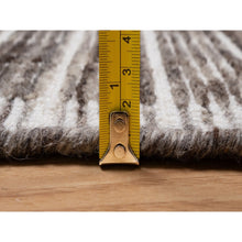 Load image into Gallery viewer, 2&#39;x3&#39;1&quot; Mocha Brown, Modern Plain Decor Box Design, Soft To Touch, Pure Wool, Loomed Knotted, Sample, Mat, Oriental Rug FWR550566