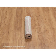 Load image into Gallery viewer, 2&#39;x3&#39;1&quot; Rose Pink, Loomed Knotted, Modern Plain Decor Box Design, Soft To Touch, Pure Wool, Mat, Sample, Oriental Rug FWR550578