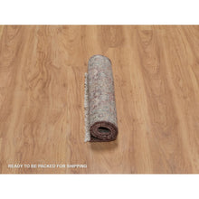 Load image into Gallery viewer, 1&#39;10&quot;x3&#39; Mahogany Red, Heriz Revival, Vegetable Dyes, Hand Knotted, Natural Wool, Thick And Plush, Soft Pile, Sample, Mat, Oriental Rug FWR550614