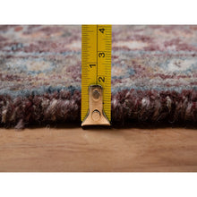 Load image into Gallery viewer, 1&#39;10&quot;x3&#39; Mahogany Red, Heriz Revival, Vegetable Dyes, Hand Knotted, Natural Wool, Thick And Plush, Soft Pile, Sample, Mat, Oriental Rug FWR550614