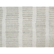 Load image into Gallery viewer, 8&#39;x8&#39; Cream White, Undyed Natural Wool, Hand Woven, Flat Weave With Textured Pile, Round, Oriental Rug FWR550620