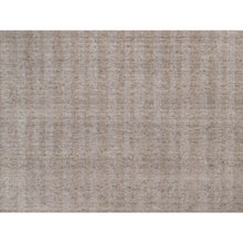 Load image into Gallery viewer, 12&#39;x15&#39; Light Brown, Vertical Stripes Design With Salt And Pepper Effect, Undyed Natural Wool, Hand Loomed, Oversized, Xl, Oriental Rug FWR550632