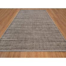 Load image into Gallery viewer, 12&#39;x15&#39; Coffee Brown, Soft To Touch, Modern Plain Decor Box Design, Pure Wool, Loomed Knotted, Oversized, Xl, Oriental Rug FWR550644