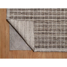 Load image into Gallery viewer, 12&#39;x15&#39; Coffee Brown, Soft To Touch, Modern Plain Decor Box Design, Pure Wool, Loomed Knotted, Oversized, Xl, Oriental Rug FWR550644