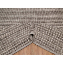 Load image into Gallery viewer, 12&#39;x15&#39; Coffee Brown, Soft To Touch, Modern Plain Decor Box Design, Pure Wool, Loomed Knotted, Oversized, Xl, Oriental Rug FWR550644