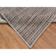 Load image into Gallery viewer, 12&#39;x15&#39; Coffee Brown, Soft To Touch, Modern Plain Decor Box Design, Pure Wool, Loomed Knotted, Oversized, Xl, Oriental Rug FWR550644