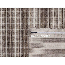 Load image into Gallery viewer, 12&#39;x15&#39; Coffee Brown, Soft To Touch, Modern Plain Decor Box Design, Pure Wool, Loomed Knotted, Oversized, Xl, Oriental Rug FWR550644