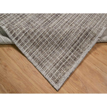 Load image into Gallery viewer, 8&#39;x10&#39; Coffee Brown, Modern Plain Decor Box Design, Soft To Touch, Loomed Knotted, Pure Wool, Oriental Rug FWR550662