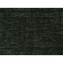 Load image into Gallery viewer, 2&#39;x2&#39;8&quot; Juniper Green, Plain Solid Design, Salt And Pepper Effect, Hand Loomed, Pure Wool, Sample, Mat, Oriental Rug FWR550686