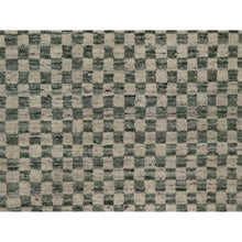 Load image into Gallery viewer, 2&#39;x3&#39; Beige, Checkerboard Design, Hand Loomed, Pure Wool, Sample, Mat, Oriental Rug FWR550692