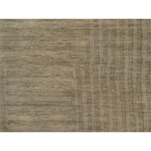 Load image into Gallery viewer, 2&#39;x2&#39;8&quot; Beige, Geometric Design, Hand Loomed, Pure Wool, Sample, Mat, Oriental Rug FWR550716