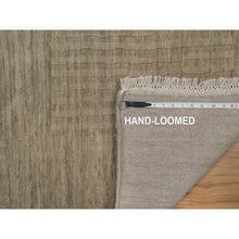 Load image into Gallery viewer, 2&#39;x2&#39;8&quot; Beige, Geometric Design, Hand Loomed, Pure Wool, Sample, Mat, Oriental Rug FWR550716