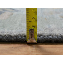 Load image into Gallery viewer, 9&#39;2&quot;x12&#39;1&quot; Iceberg Green, Oushak With All Over Leaf Pattern, Borderless, Hand Knotted, 100% Wool, Oriental Rug FWR550848