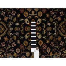 Load image into Gallery viewer, 8&#39;x10&#39;1&quot; Phantom Black, Intricate Kashan Revival, Hand Knotted, Hand Spun New Zealand Wool, 300 Kpsi, Oriental Rug FWR551004