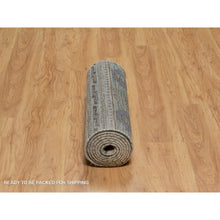 Load image into Gallery viewer, 2&#39;8&quot;x9&#39;10&quot; Beige, Southwestern American Indian Design With Piled Construction, Plush And Lush, Hand Knotted, Pure Wool, Runner, Oriental Rug FWR551034