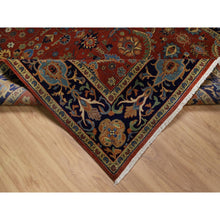 Load image into Gallery viewer, 6&#39;x8&#39;7&quot; Wine Red, 100% Hand Spun New Zealand Wool, 300 Kpsi, Sarouk Mohajeran Design, Fine Hand Knotted, Oriental Rug FWR551070