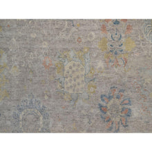 Load image into Gallery viewer, 7&#39;8&quot;x10&#39; Beige, Hand Knotted, Oushak Without A Border, All Over Leaf Pattern, 100% Wool, Oriental Rug FWR551094
