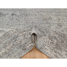 Load image into Gallery viewer, 8&#39;x10&#39;2&quot; Papyrus White, Contemporary Pattern, Hand Knotted, 100% Natural Undyed Wool, Oriental Rug FWR551106